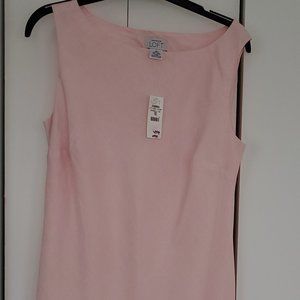 Loft Pink Linen Dress